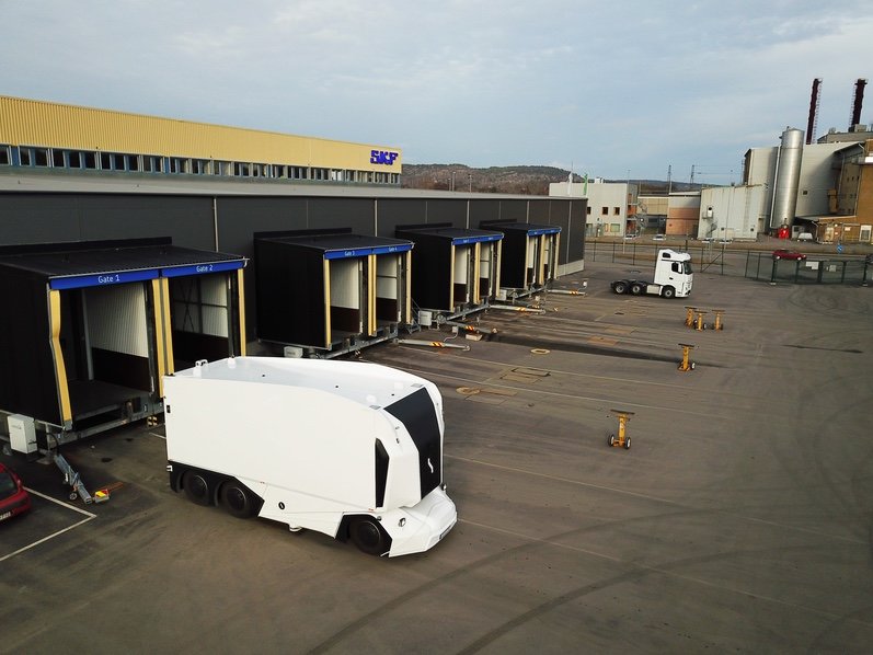 SKF tests autonomous and electrical transport of goods